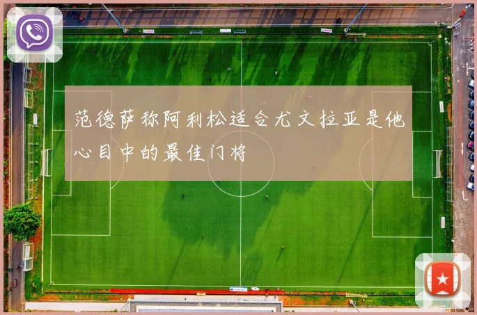 范德萨称阿利松适合尤文拉亚是他心目中的最佳门将